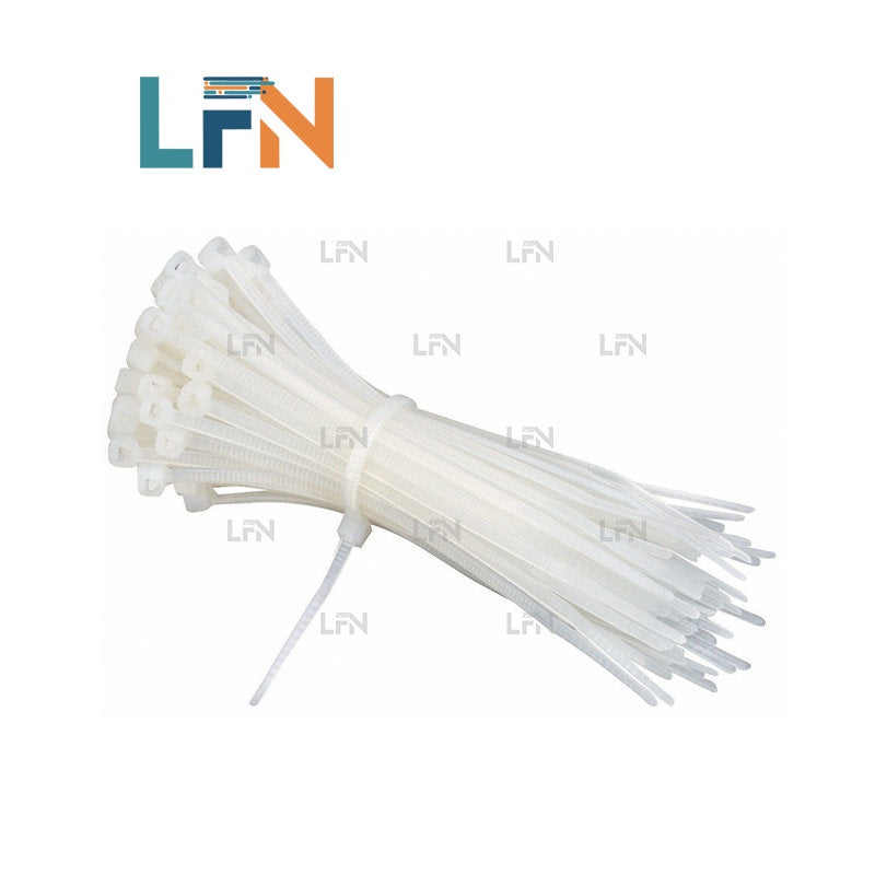 100PCS Nylon Cable Tie Reusable Flexible Nylon Cable Zip Tie (4X400mm)