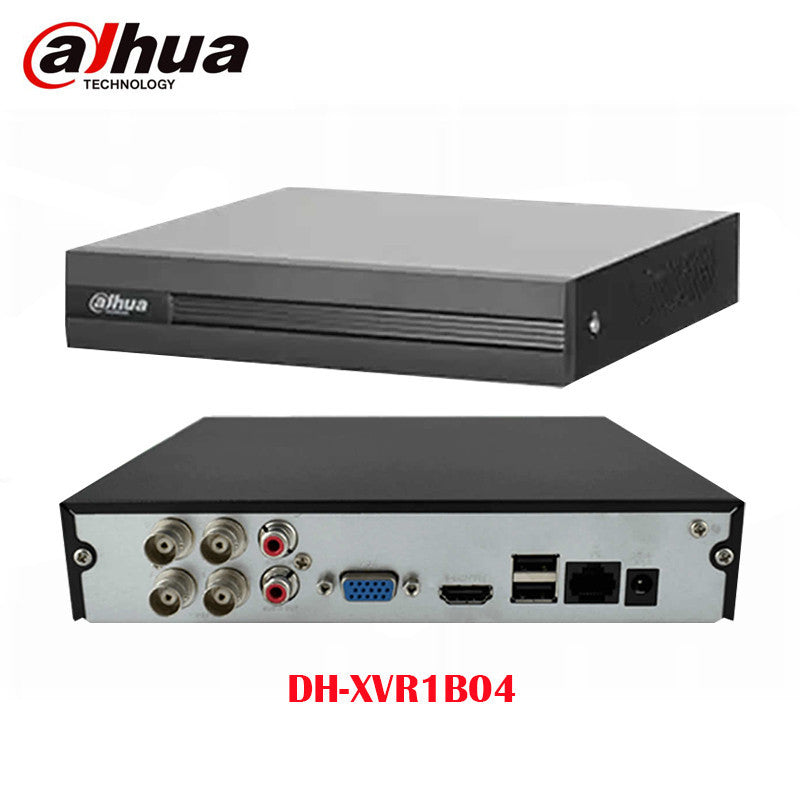 2MP DAHUA DH-XVR1B04-I 4/8/16 Channel 1080N/720p Compact 1U 1HDD Cooper Series DVR