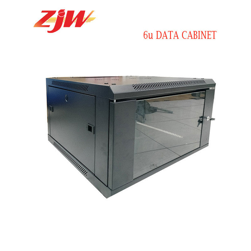 ZJW 6U Data Cabinet Network Cabinet Wall-mounted Monitoring Weak-box Computer Cabinet