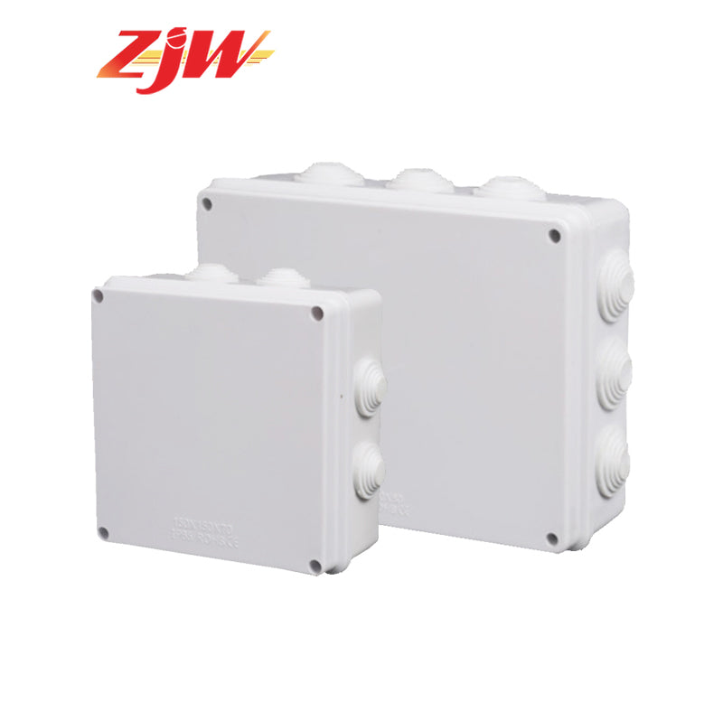 ZJW IP65 Waterproof CCTV Junction Box Enclosure 255x200x80mm 150x150x70mm Outdoor Box