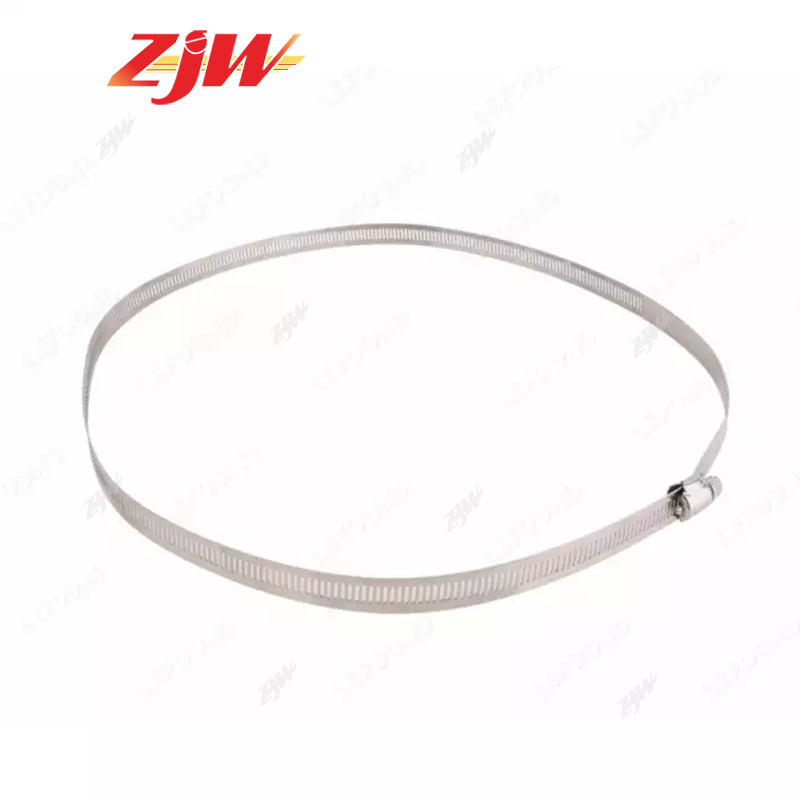 ZJW Ø100/Ø200/Ø300/Ø400mm Stainless Steel Telephone Pole Clamp CCTV Bracket Tube Clamp Hose Clamp