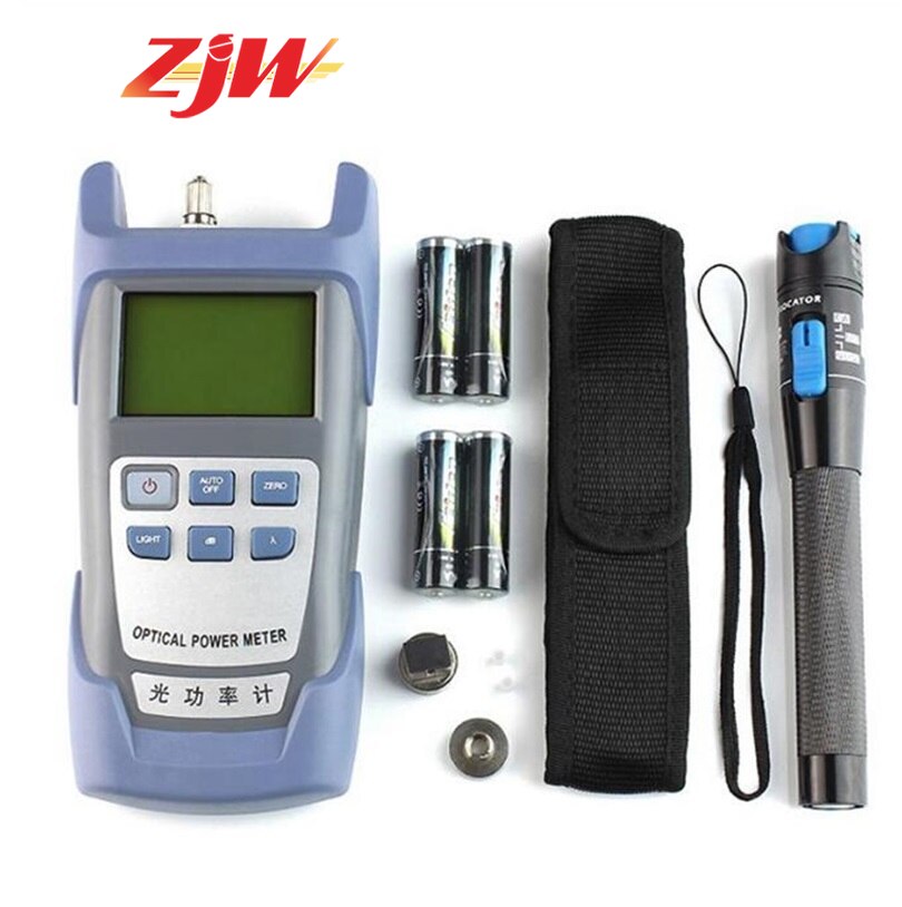 ZJW FTTH fiber optic tool kit FC-6S Fiber Cleaver Optical Power Meter 5km Laser Fiber Stripper
