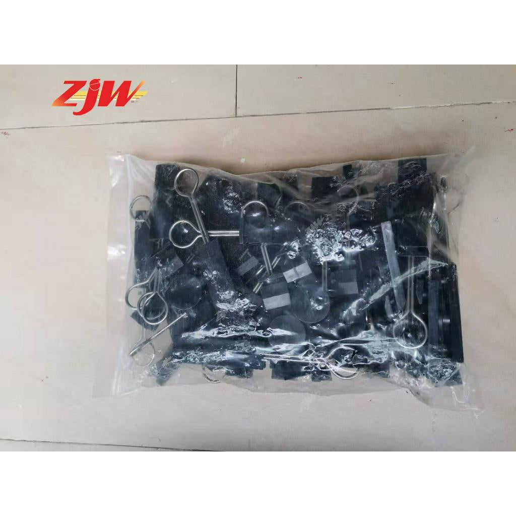 ZJW 10pcs F Clamp Non TELCO FTTH Tools S Type Fiber fixing Parts Clamp for Drop Cable