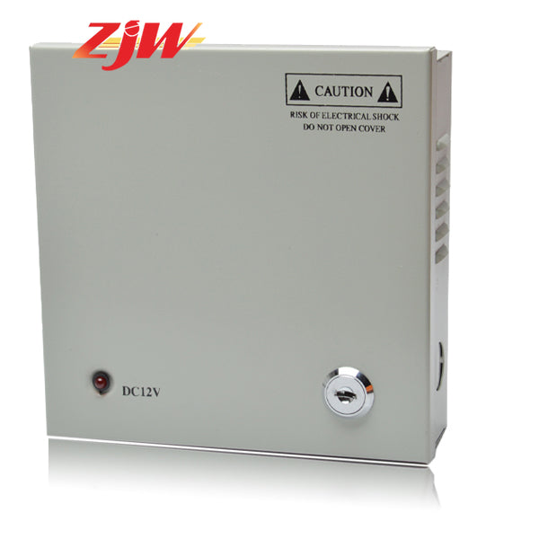 ZJW 4 Channel 12V 5A Fused Centralized Distributed Power Supply Power dapt With Box 5CH for CCTV