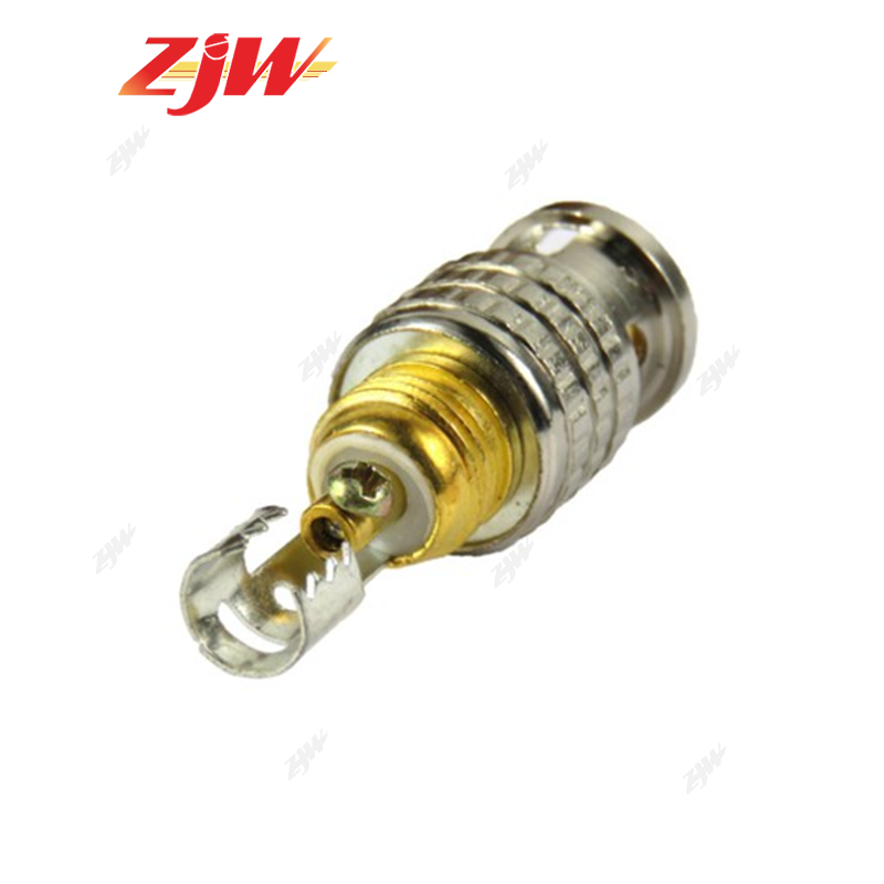 ZJW 5pcs BNC Connector for CCTV Coaxial RG59 and RG6 Siamese Cable