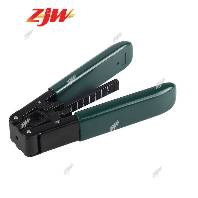 ZJW 3 IN 1 FTTH Splice Kits Covered Fiber stripping Fixed Length track Fiber Optic Stripping Pliers