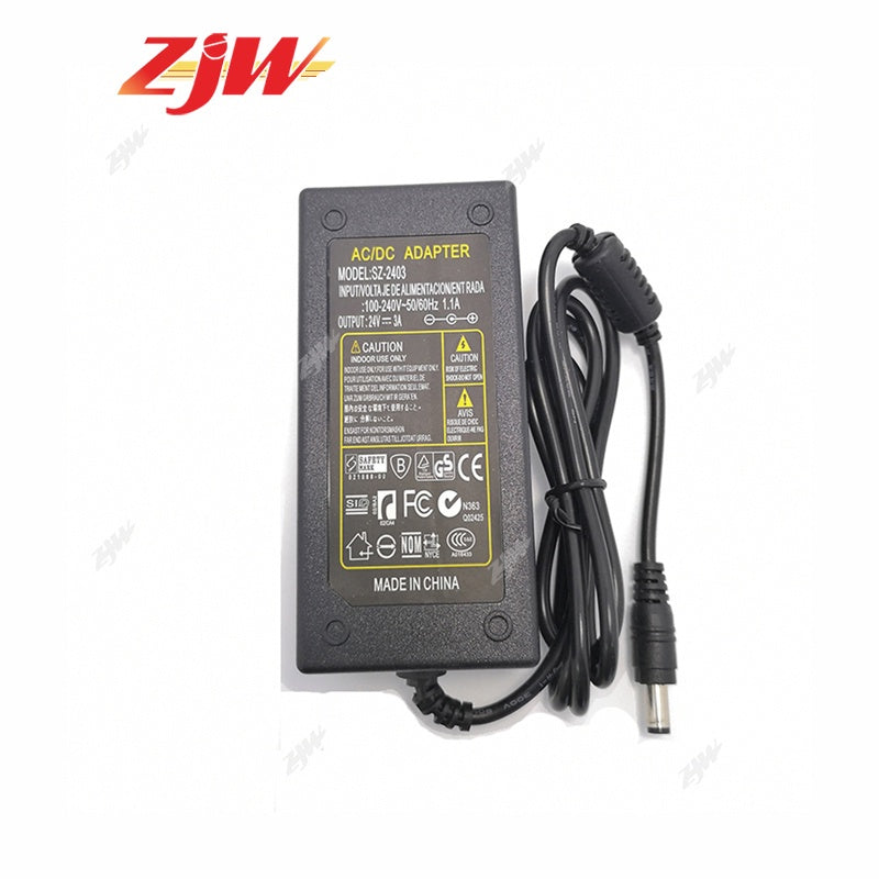 ZJW DC24V Adapt 2A / 3A / 5A Power Supply 24V LED Power Adaptor