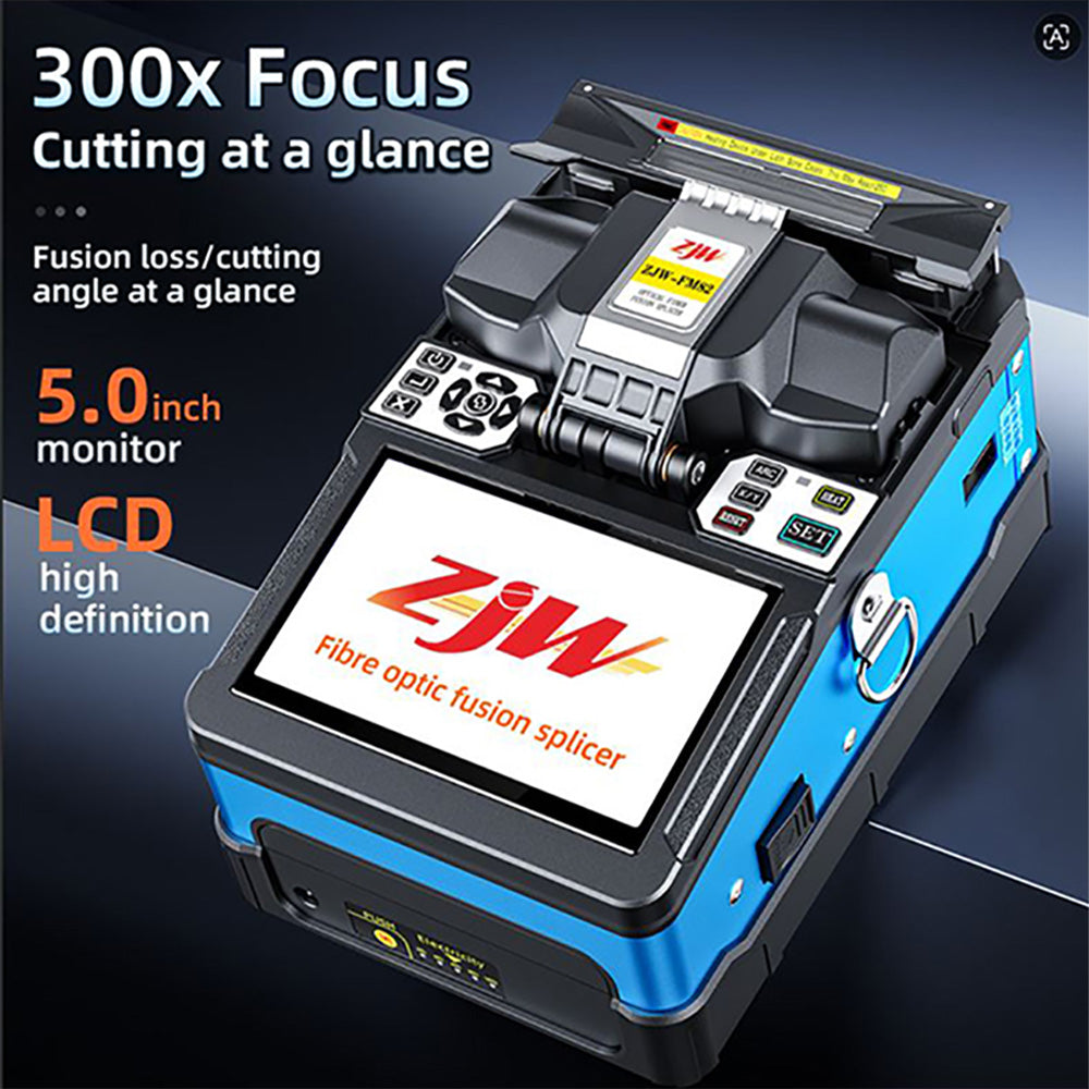 ZJW FM82 Automatic Fusion  Machine Fiber Optic Fusion Splicer FTTH Fiber Welding (Non-COD)