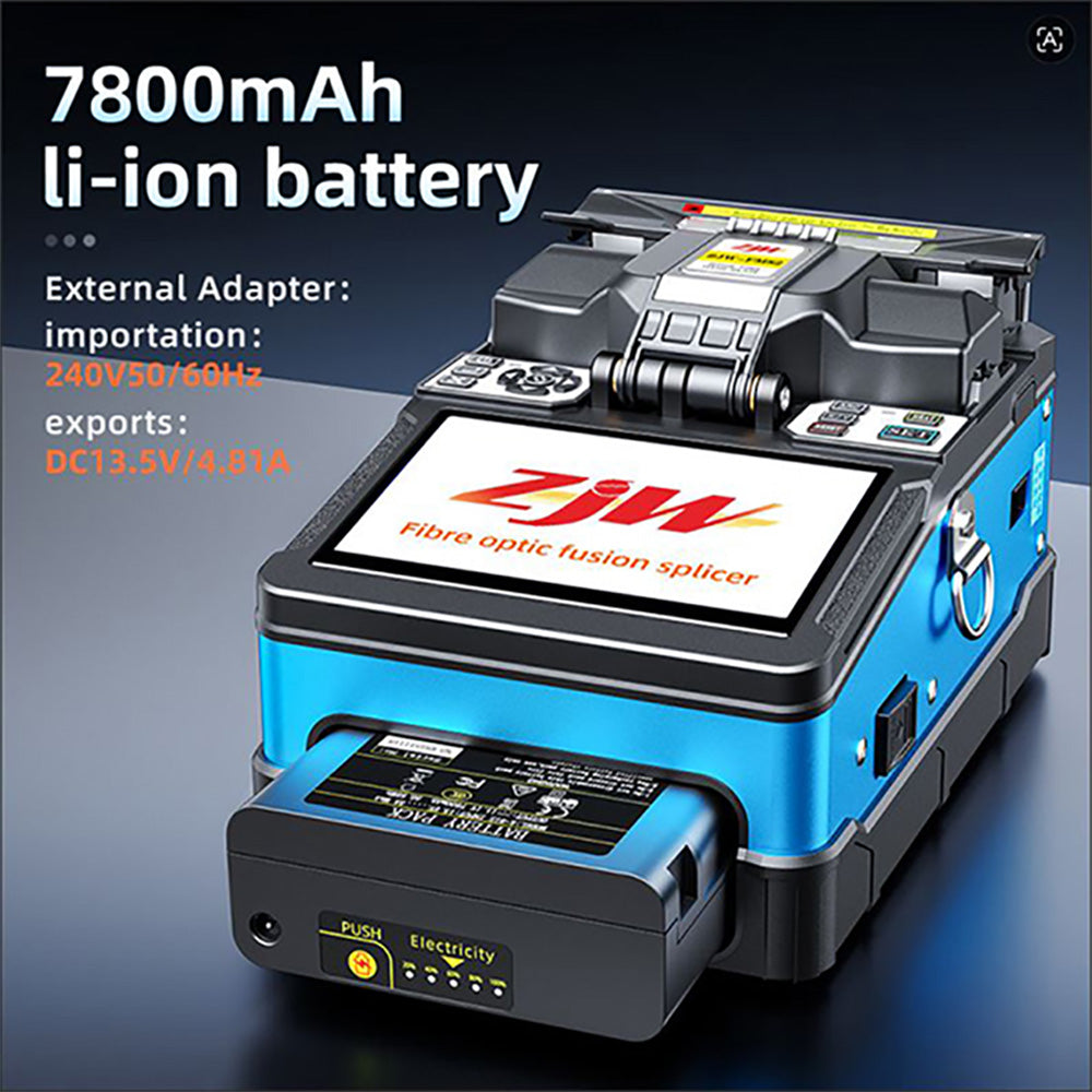 ZJW FM82 Automatic Fusion  Machine Fiber Optic Fusion Splicer FTTH Fiber Welding (Non-COD)