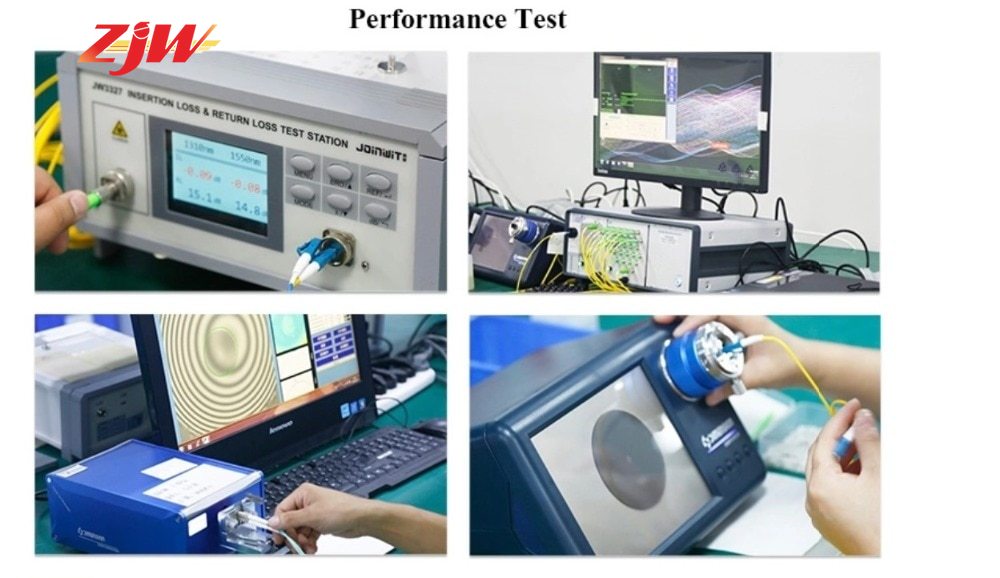 ZJW  SC/ APC-SC /UPC Simplex Single-Mode Fiber Optic Patch Cord 3.0mm FTTH Fiber Optic Cable