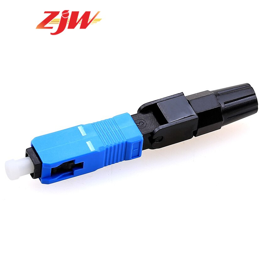 ZJW 10PCS SC-UPC Optic Fiber Quick Cold UPC Fast Connector Embedded Fiber Optic Quick Connector
