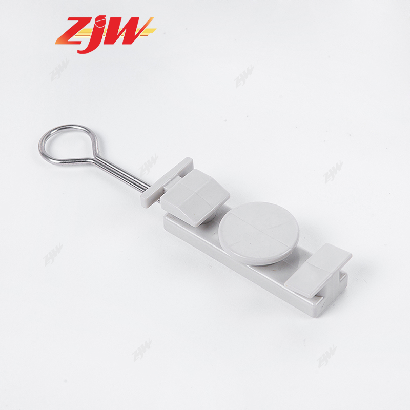 ZJW 10pcs F Clamp Non TELCO FTTH Tools S Type Fiber fixing Parts Clamp for Drop Cable