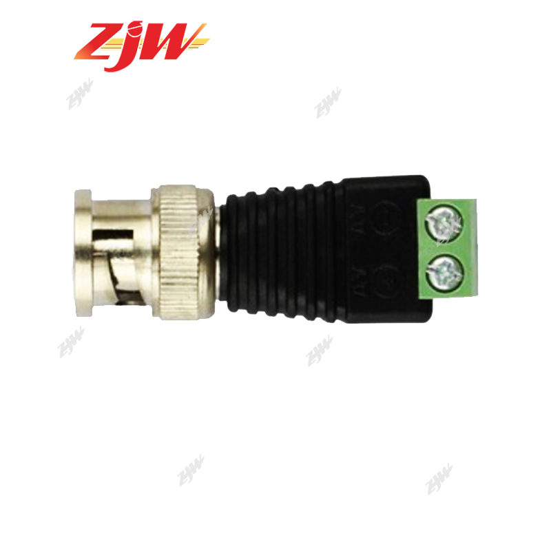 ZJW 5pcs BNC Male Plug Connector / video balun UTP to BNC