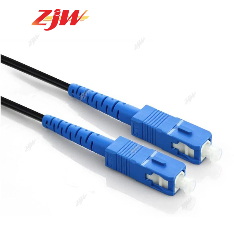 ZJW 20m/ 30m/ 50m 1 Core Fiber Optic Cable with SC/UPC SC/APC Connector Competible PLDT Converge