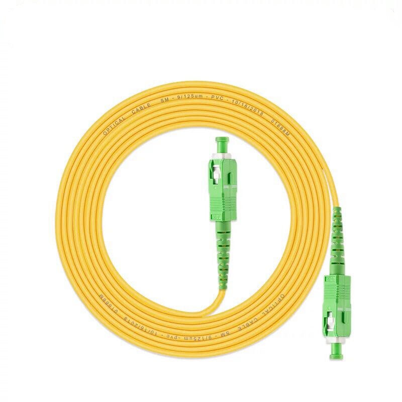 ZJW 1m /3m/ 5m/ 10m SC/APC-SC/APC Simplex Single-mode Fiber Optic Patch Cord For Globe Converge