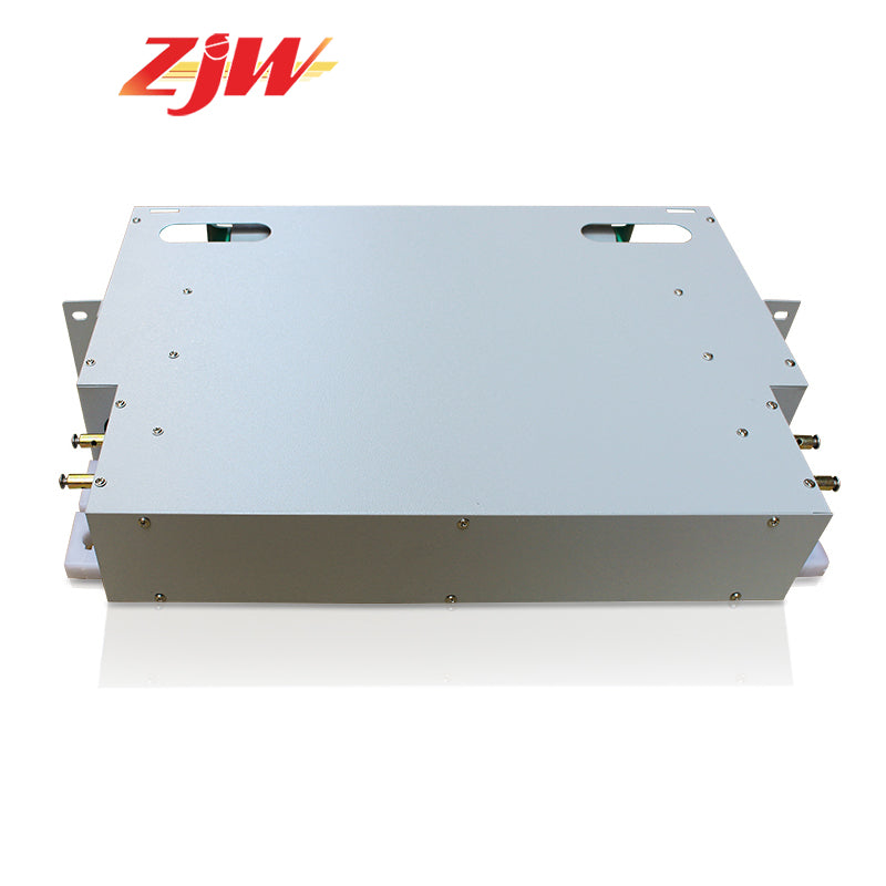 ZJW 19 Inch 24 Core SC ODF Optical Fiber Distribution Frame w/24pcs SC Pigtail & 24pcs SC-SC Adapter