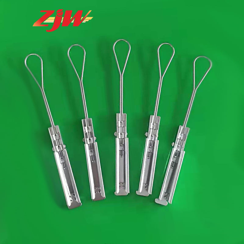 ZJW 5pcs FTTH Fiber Optic Drop P Clamp Suspension Wire Clamp Tensioner