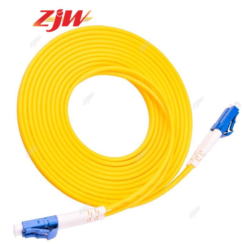 ZJW 3m / 5m / 10m LC/UPC-LC/UPC Duplex single-mode fiber optic patch cord Simplex 3.0mm Fiber jumper