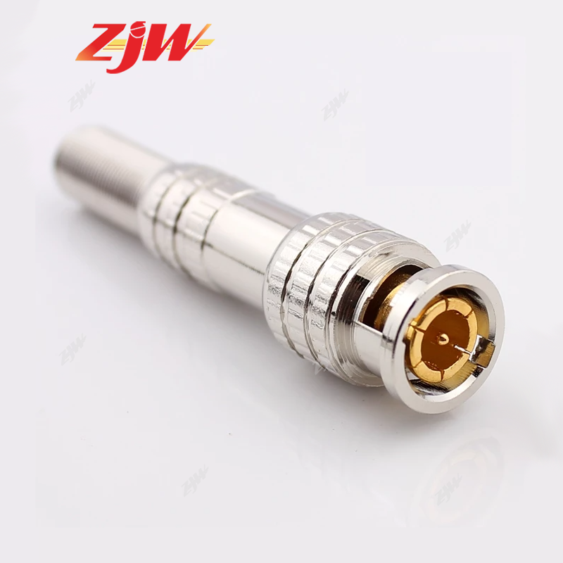 ZJW 5pcs BNC Connector for CCTV Coaxial RG59 and RG6 Siamese Cable