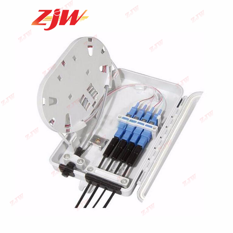 4 Core Fiber Optic Terminal Box FTTH Box Fiber Optic Distribution Box (ZJW)