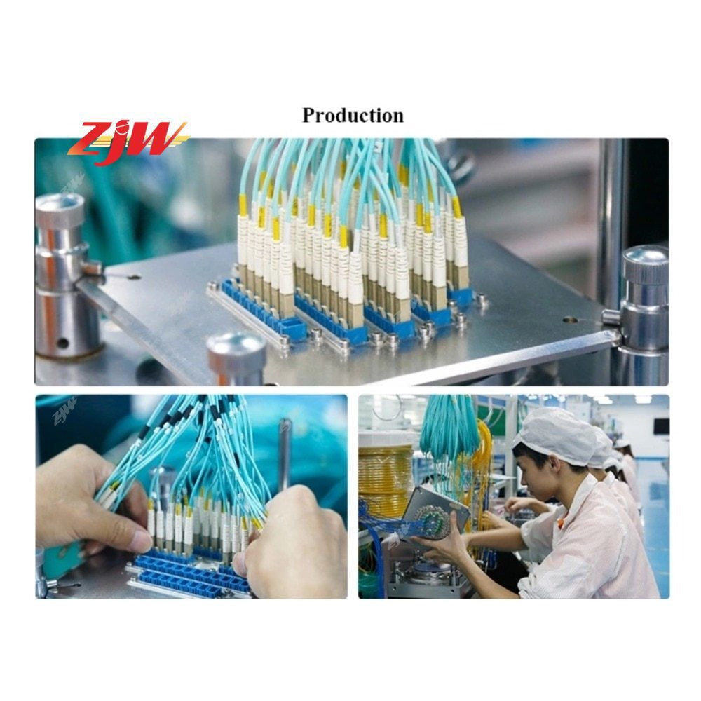 ZJW 1m /3m/ 5m/ 10m SC/APC-SC/APC Simplex Single-mode Fiber Optic Patch Cord For Globe Converge