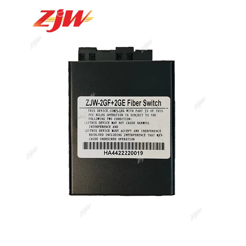 ZJW 2 SC Port 2 RJ45 Port Gigabit Fiber Optic Media Converter Fiber Switch Gigabit
