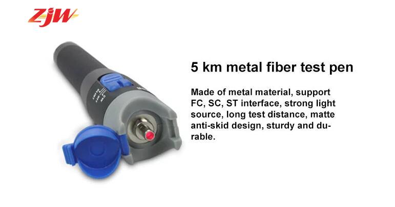 ZJW FTTH fiber optic tool kit FC-6S Fiber Cleaver Optical Power Meter 5km Laser Fiber Stripper
