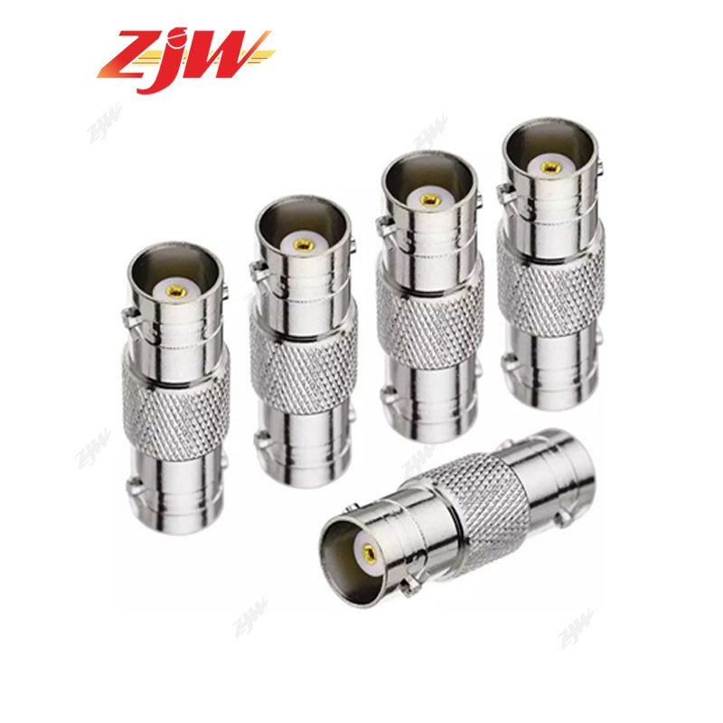 5 Pcs ZJW BNC Female Connector to BNC Female Coupler Adapter Connector Female Connector for CCTV