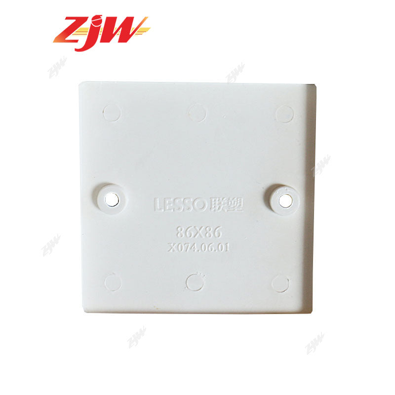 ZJW 1pc 86*86mm Wall Mounted Junction Box BS Plastic IP55  Connection Box Cable Branch Box