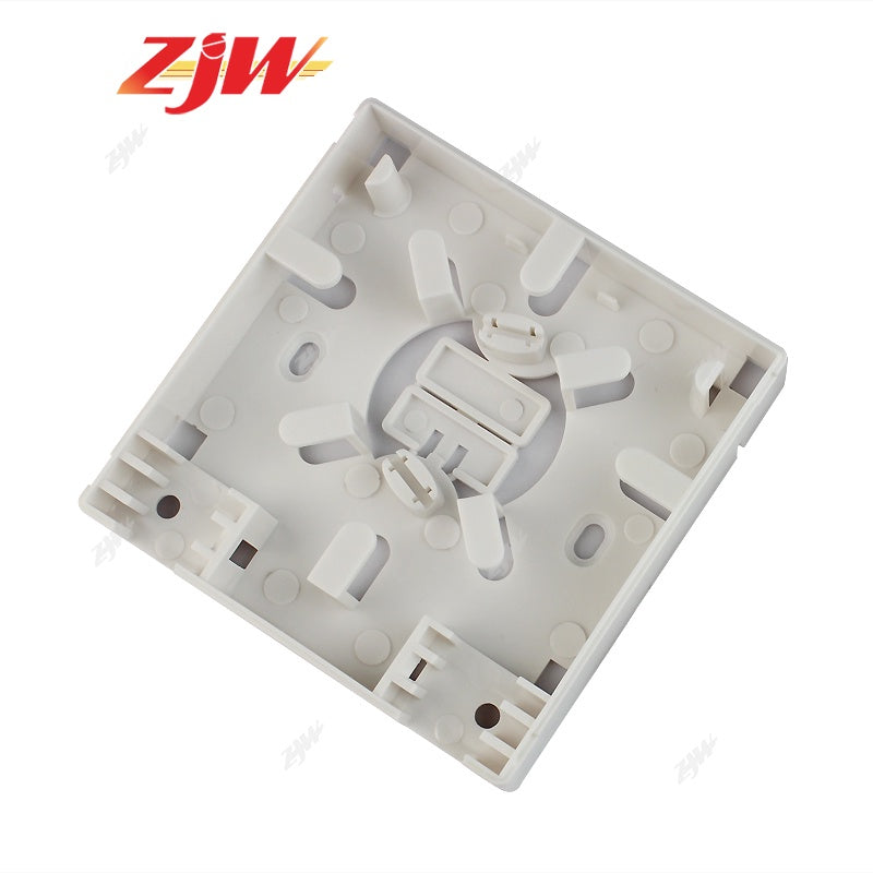 ZJW 86x86mm FTTH Fiber Panel Fiber Optic Terminal Dual SC Junction Box