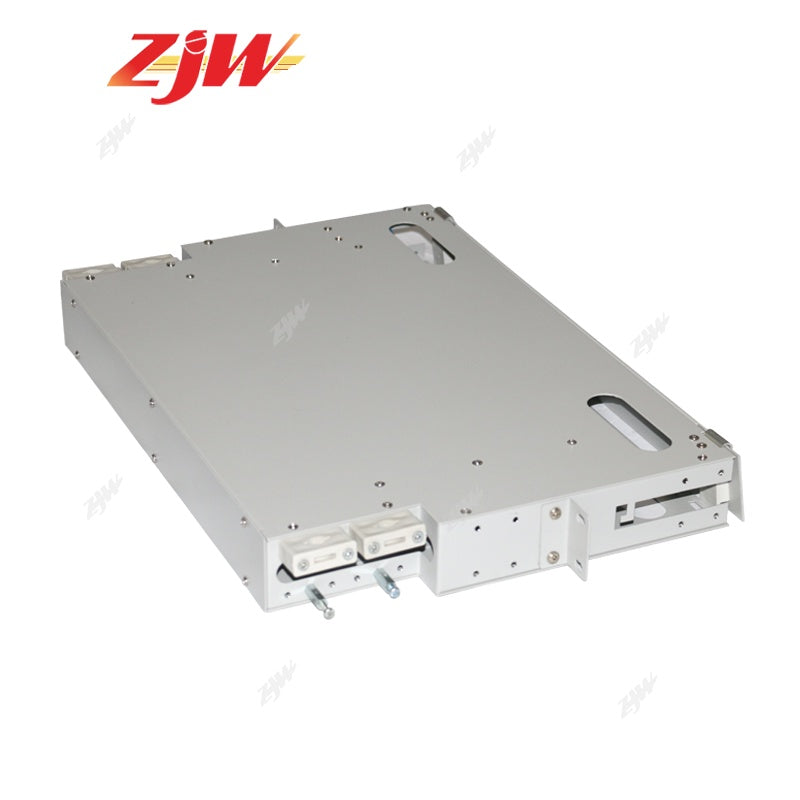 ZJW 12 Port 24 Core LC ODF Optical Fiber Distribution Frame w/24 pcs LC Pigtail & 12pcs LC Adapters