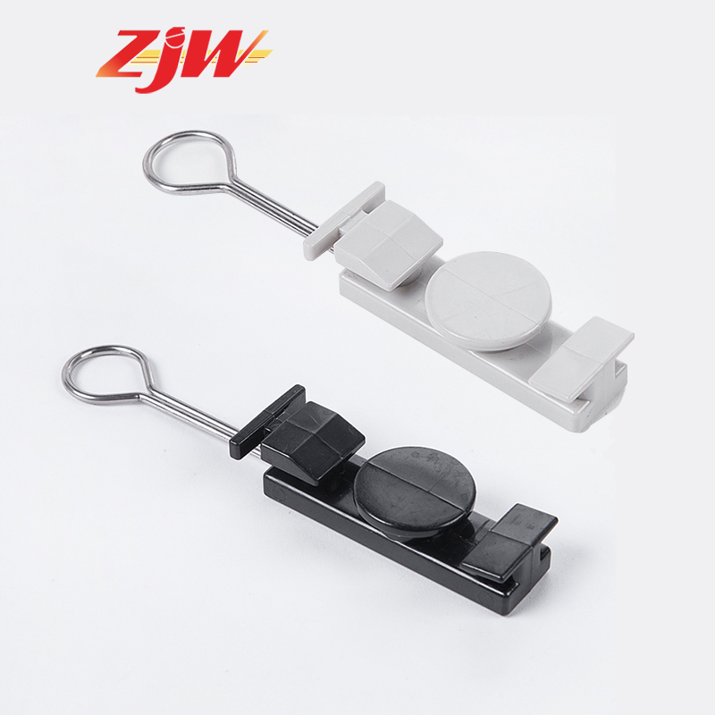 ZJW 10pcs F Clamp Non TELCO FTTH Tools S Type Fiber fixing Parts Clamp for Drop Cable