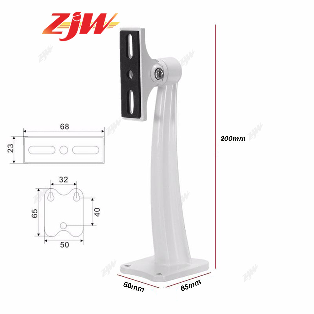 ZJW Outdoor Camera Bracket Aluminum Wall Mount Bracket for CCTV