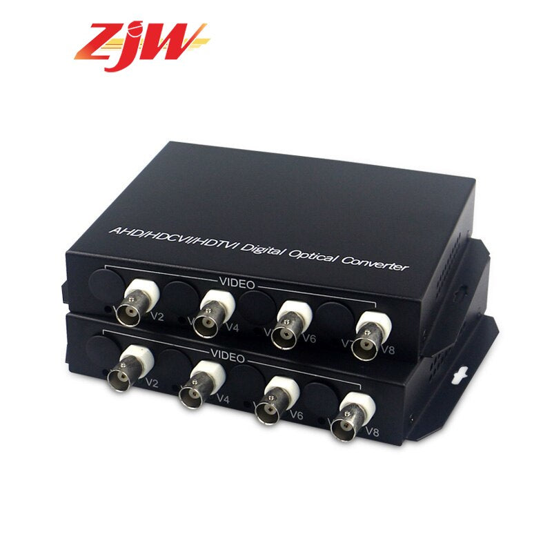 4 Channel 1080P HD AHD CVI TVI Analog Fiber optical Media Converter Single-mode Single Fiber 20KM