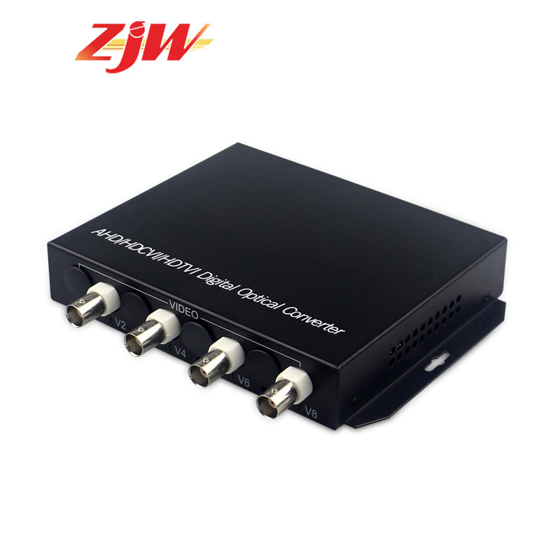4 Channel 1080P HD AHD CVI TVI Analog Fiber optical Media Converter Single-mode Single Fiber 20KM