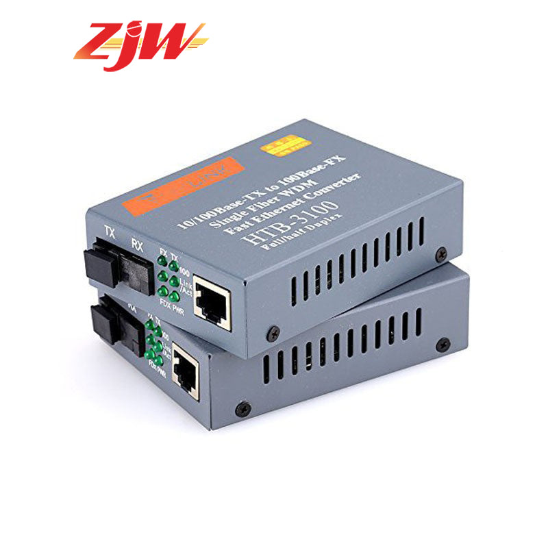 HTB-3100 Media Converter Netlink Fiber Transceiver Fiber Converter 20km 10/100M A/B