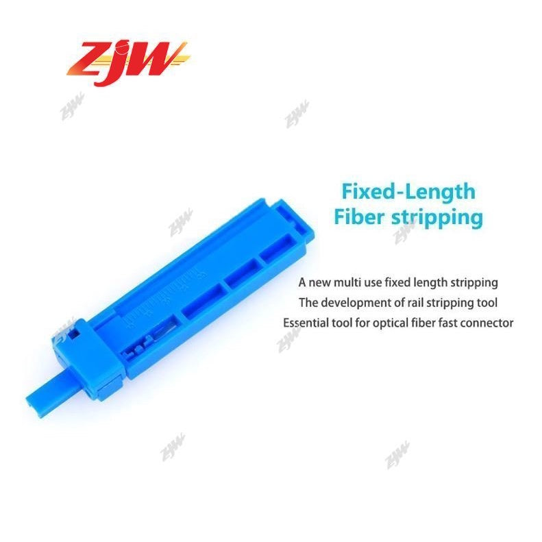 ZJW 3 IN 1 FTTH Splice Kits Covered Fiber stripping Fixed Length track Fiber Optic Stripping Pliers