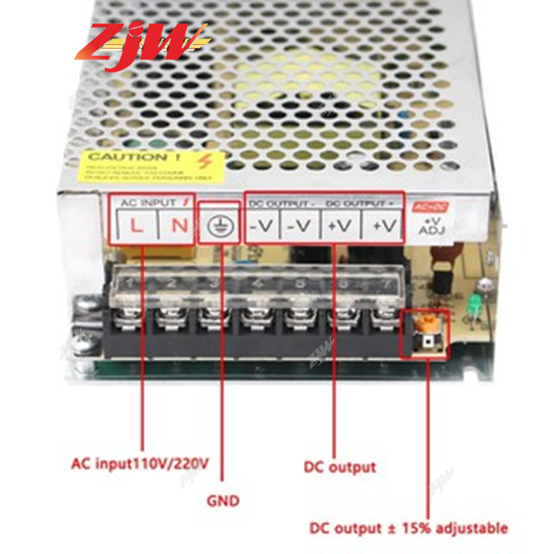 ZJW 4/9/18 Channel 12V 5A/10A/20A/30A Fused Centralized Distributed Power Supply  With Box
