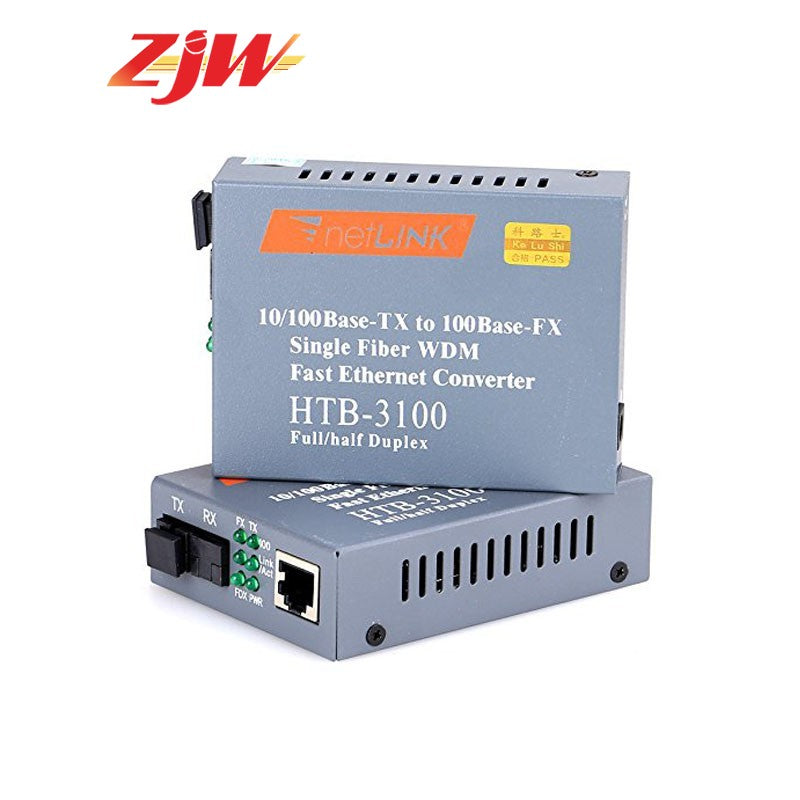 HTB-3100 Media Converter Netlink Fiber Transceiver Fiber Converter 20km 10/100M A/B