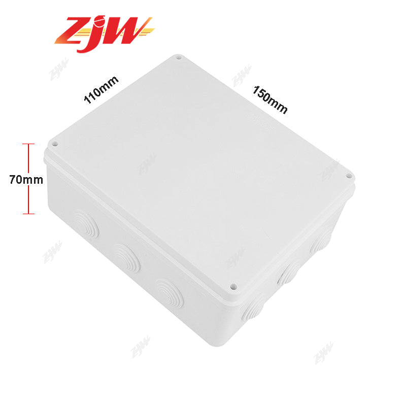 ZJW IP65 Waterproof CCTV Junction Box Enclosure 100x100x70mm 85x85x50mm Outdoor Box