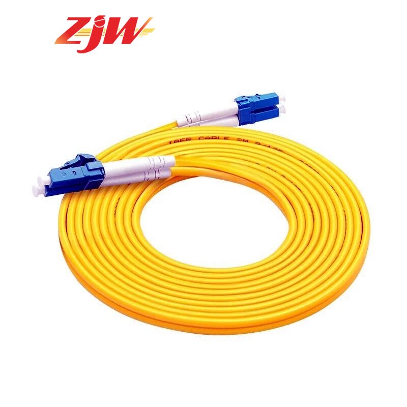 ZJW LC /UPC-LC/UPC 3m Duplex Single-Mode LC Fiber Optic Patch Cord Simplex 3.0mm Fiber Optic Cable