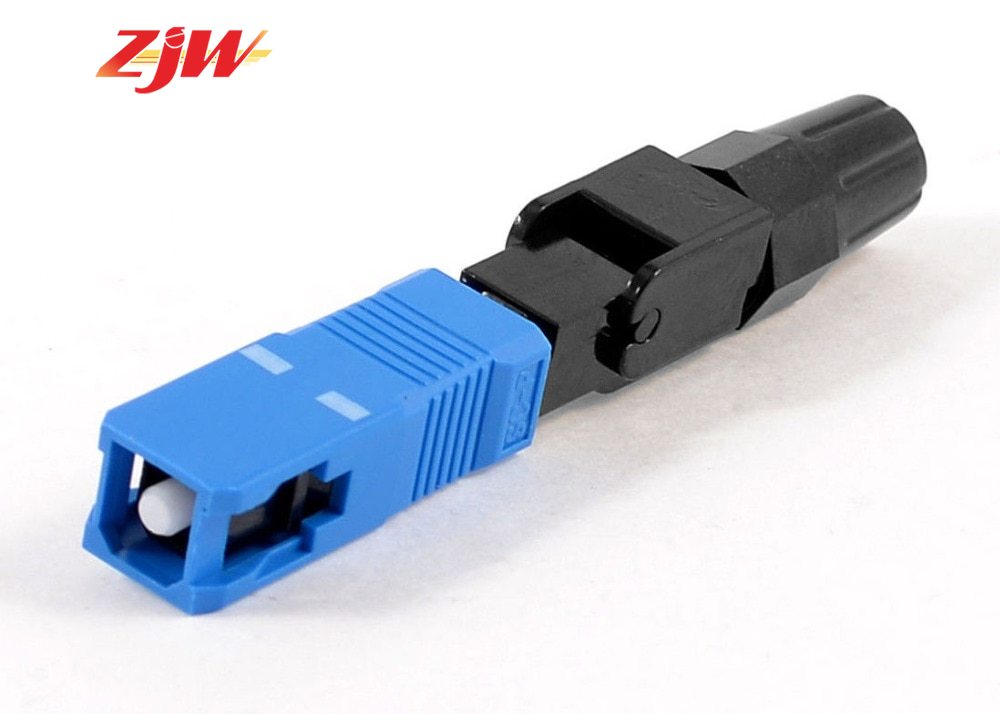 ZJW 10PCS SC-UPC Optic Fiber Quick Cold UPC Fast Connector Embedded Fiber Optic Quick Connector