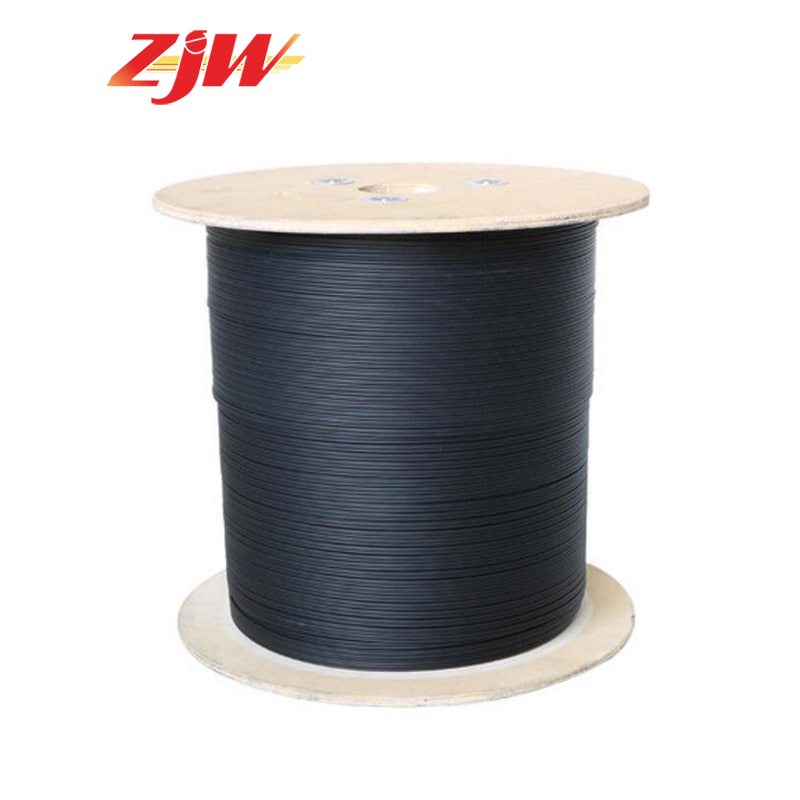 ZJW 1000m 1 Core Fiber Optic Cable 1KM 3 Steel Fiber Optic Wire Outdoor FTTH Fiber Cable