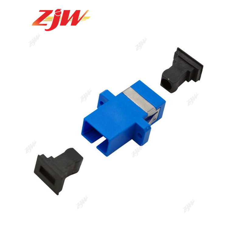 ZJW 10 Pcs FTTH SC-SC Fiber Optic Adaptor SC-SC Coupler SC Female to SC Female UPC Simplex