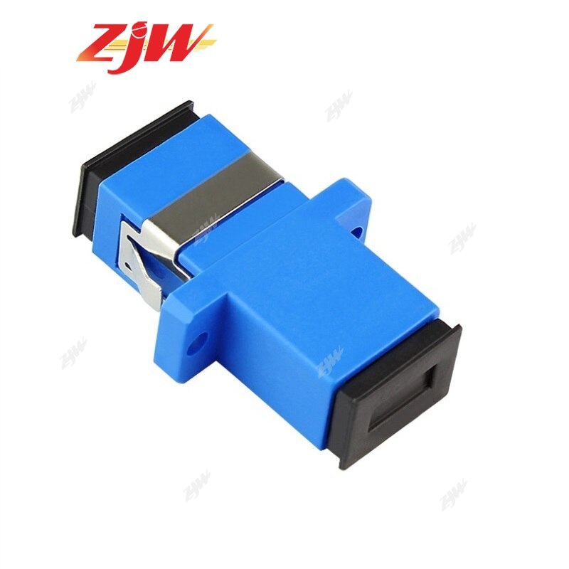 ZJW 10 Pcs FTTH SC-SC Fiber Optic Adaptor SC-SC Coupler SC Female to SC Female UPC Simplex