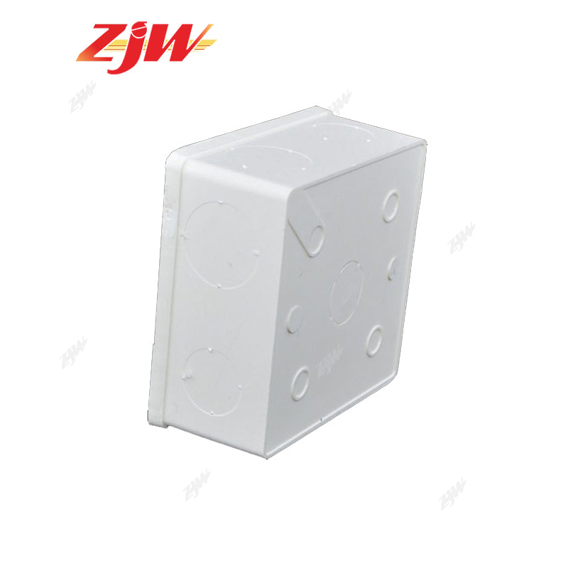 ZJW 1pc 86*86mm Wall Mounted Junction Box BS Plastic IP55  Connection Box Cable Branch Box