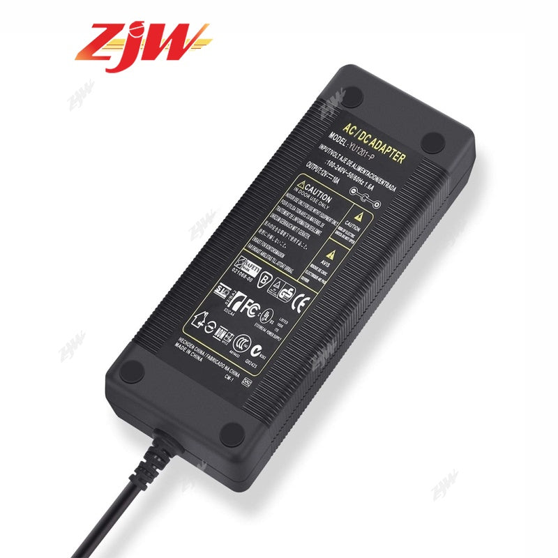 ZJW DC12V Adapt 10A CCTV Power Supply Adapter 12V 10A Power Adaptor