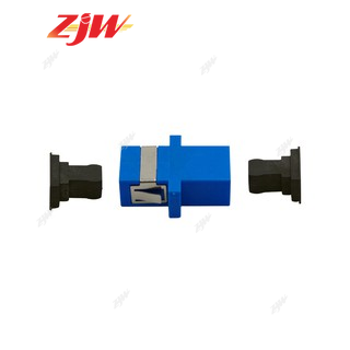 ZJW 10 Pcs FTTH SC-SC Fiber Optic Adaptor SC-SC Coupler SC Female to SC Female UPC Simplex
