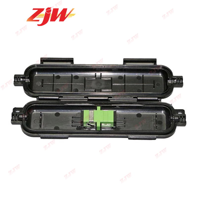 ZJW FTTH  Fiber Cable Protective Box Waterproof SC Connector Heat Shrink Tube Fiber Cables Case