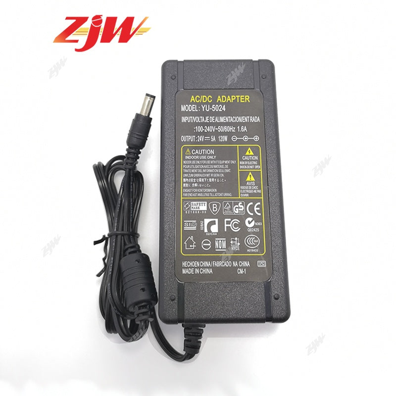ZJW DC24V Adapt 2A / 3A / 5A Power Supply 24V LED Power Adaptor